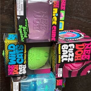 Colorful Fuzz Ball Set